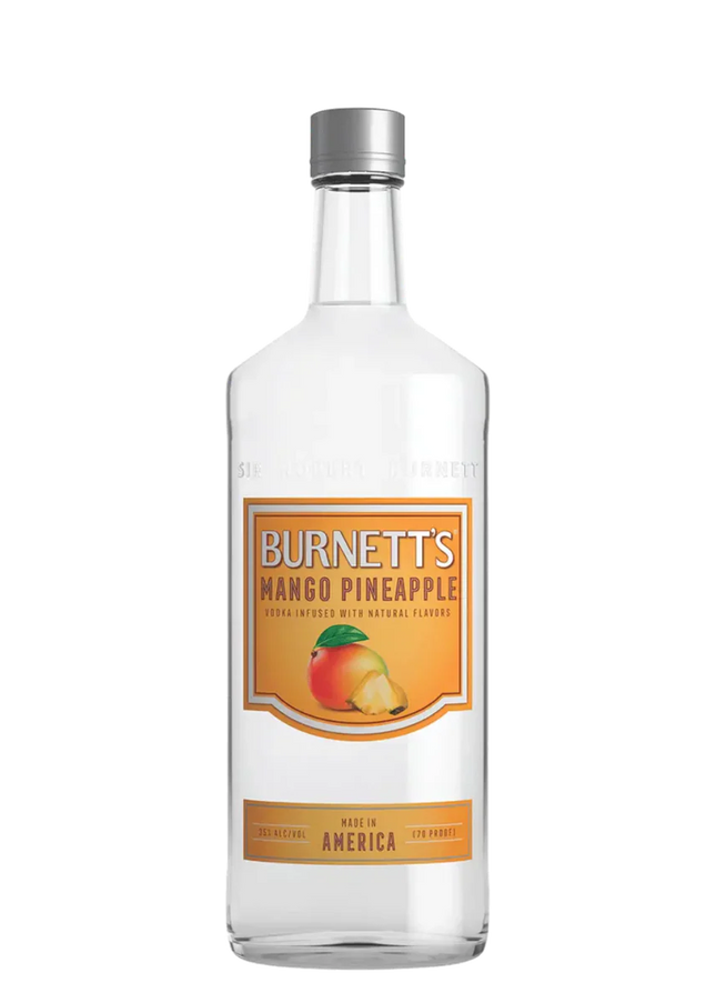 BURNETT'S MANGO PINEAPPLE 70 Proof 750 ml