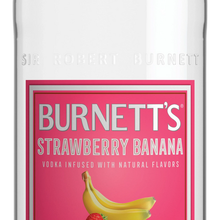 BURNETT'S STRAWBERRY BANANA 70 Proof 750 ml