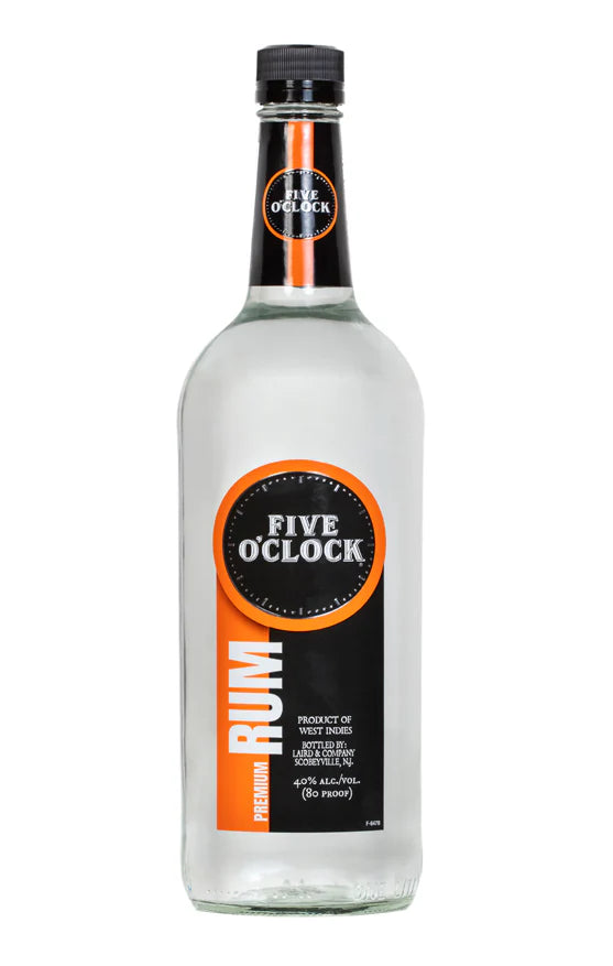 FIVE O'CLOCK RUM (V I) PL 80 Proof 375 ml