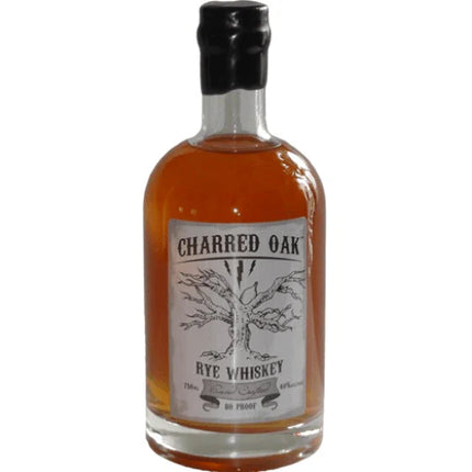 CHARRED OAK 750ML 80 PROOF RYE WHISKEY