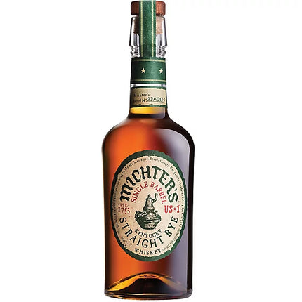 MICHTER'S SINGLE BARREL ST RYE 84.8 Proof 750 ml