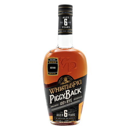 WHISTLEPIG PIGGYBACK RYE-6 YR 96.6 Proof 750 ml
