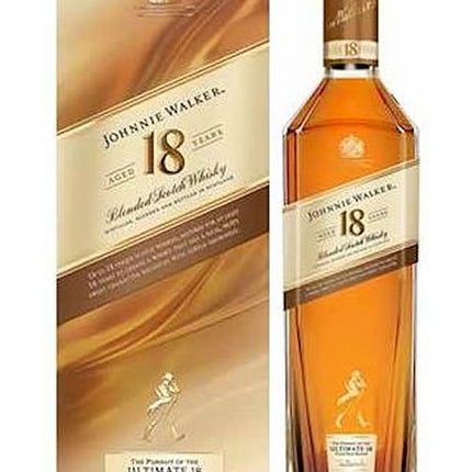 JOHNNIE WALKER-18YR W/50ML BLU 80 Proof 750 ml