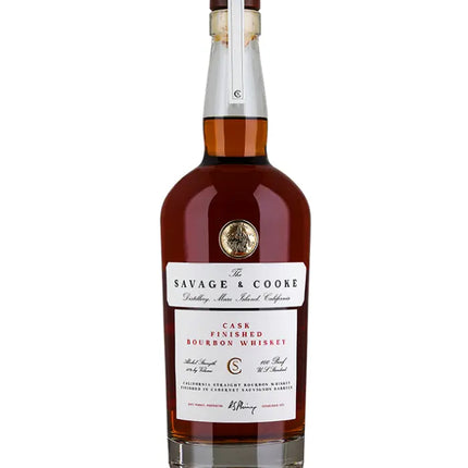 SAVAGE & COOKE CASK FINISHED BOURBON 750ML 100 PROOF