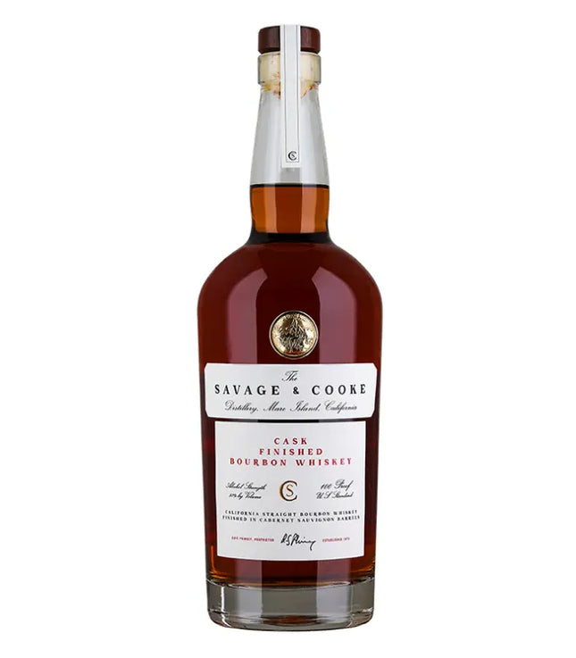 SAVAGE & COOKE CASK FINISHED BOURBON 750ML 100 PROOF
