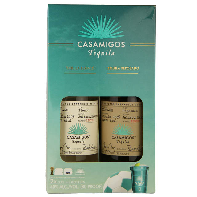 CASAMIGOS BLANCO AND REPOSADO 375ML 80 PROOF