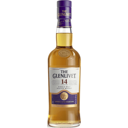 GLENLIVET - 14 YR 80 Proof 375 ml - Wine barrel Plus