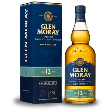 GLEN MORAY - 12 YR 80 Proof 750 ml - Wine barrel Plus