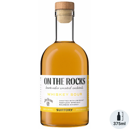 ON THE ROCKS WHISKEY SOUR 375ML SUNTORY 40 PROOF