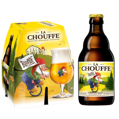 LA CHOUFFE BLONDE 4PK 11.2OZ BOTTLE