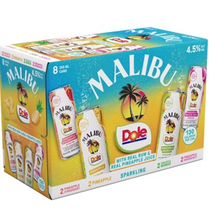 MALIBU RUM DOLE 8PK 355ML CAN