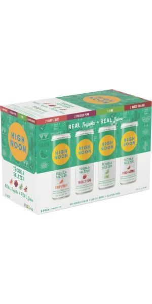HIGHNOON TEQUILA SELTZER "FIESTA" VARIETY 8PK