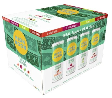 HIGHNOON TEQUILA FIESTA VARIETY 12PK 12OZ CAN