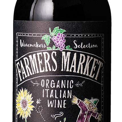 FARMERS MARKET ORGANIC RED WINE 750ML