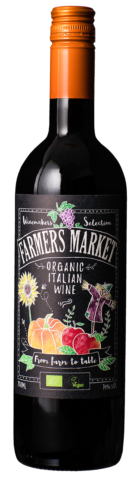 FARMERS MARKET ORGANIC RED WINE 750ML