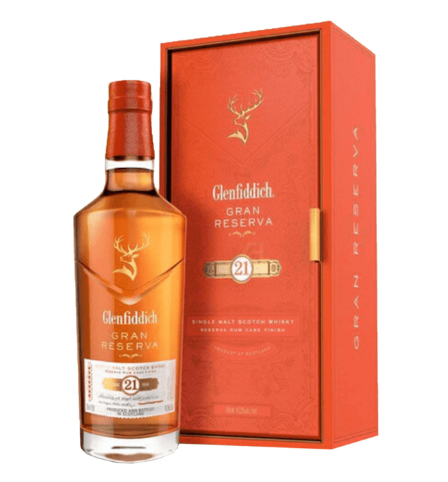 GLENFIDDICH - 21 YR GRAN RESERA 80 Proof 750 ml - Wine barrel Plus