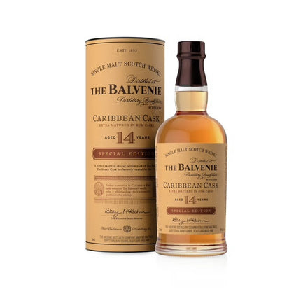 BALVENIE CARIBBEAN CASK 14YR 200ML 86 PROOF