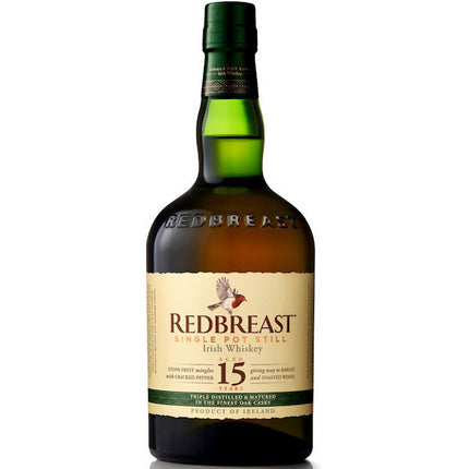 REDBREAST IRISH WHISKEY-15 YR 92 Proof 750 ml