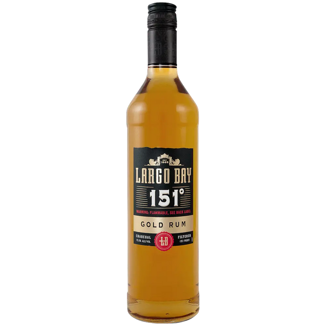 LARGO BAY 151 GOLD RUM 151 Proof 750 ml