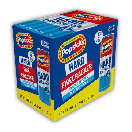 POPSICLE HARD FIRE CRACKER 6PK 12OZ CAN