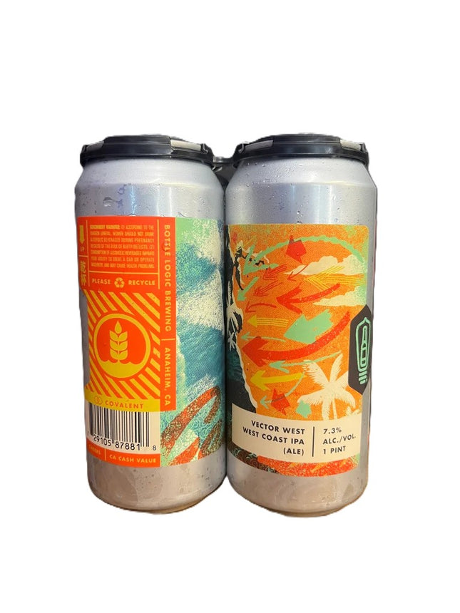 BOTTLE LOGIC VECTOR WEST COAST IPA 4PK 1PINT CAN