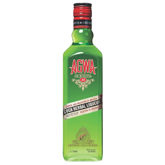 AGWA DE BOLIVIA COCA LEAF LIQ 60 Proof 750 ml