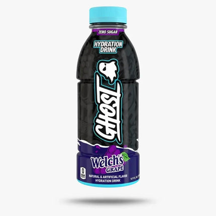 GHOST Hydration Drink, Zero Sugar, 1 Pack, Welch’s Grape - 16.9 Fl Oz