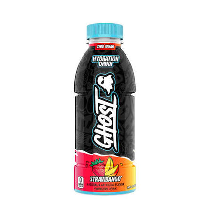 GHOST Hydration Drink - Strawbango - 16.9oz.