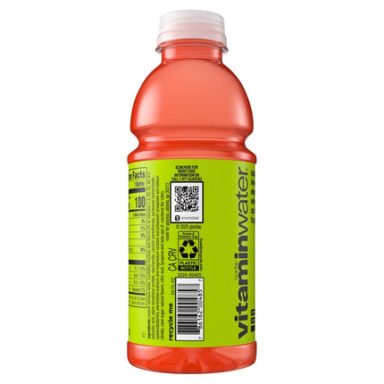 Glacéau Vitaminwater Tropical Mango Refresh Nutrient Enhanced Water Beverage, 20 fl oz, 20 Fluid ounce