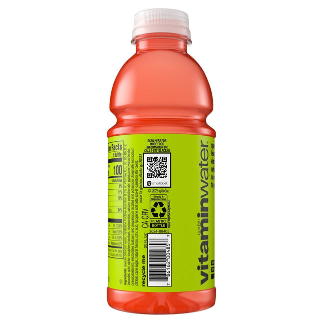 Glacéau Vitaminwater Tropical Mango Refresh Nutrient Enhanced Water Beverage, 20 fl oz, 20 Fluid ounce