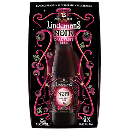 LINDEMANS NOIR 4PK 8.45 OZ BOTTLES