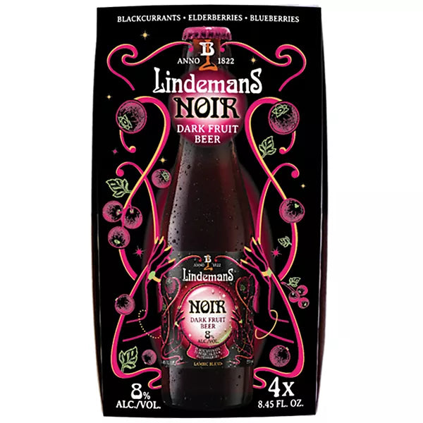 LINDEMANS NOIR 4PK 8.45 OZ BOTTLES