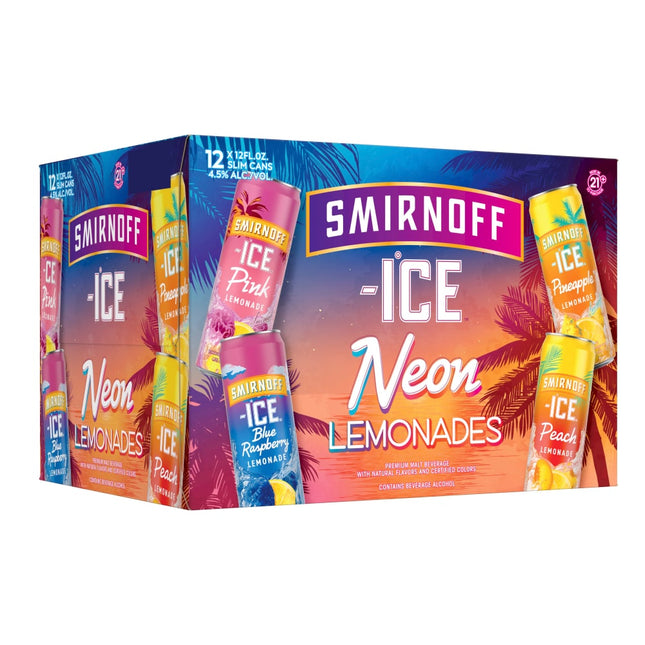 Smirnoff Ice Neon Lemonade Variety 12 Can