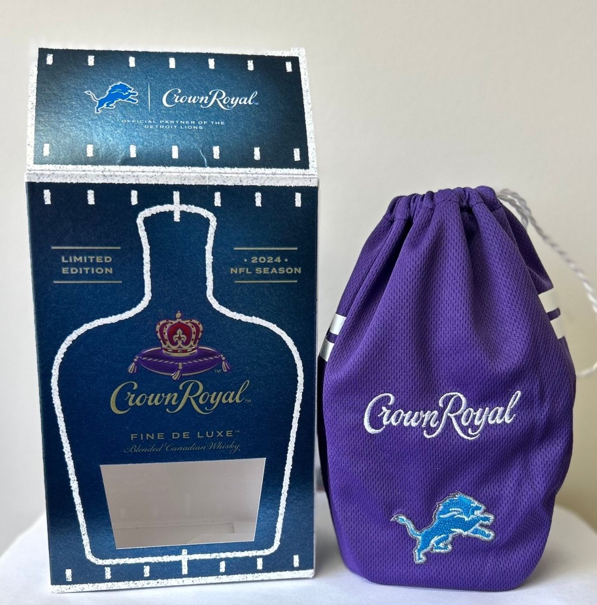 Crown Royal Canadian Whiskey with Detroit Lions Bag 750ml – Wine