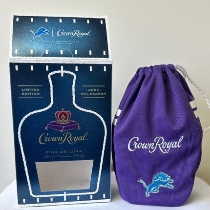 CROWN ROYAL WITH DETROIT LIONS BAG 750ML 80 PROOF - Wine barrel Plus