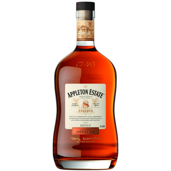 APPLETON ESTATE RESERVE - 8 YR 86 Proof 750 ml - Wine barrel Plus