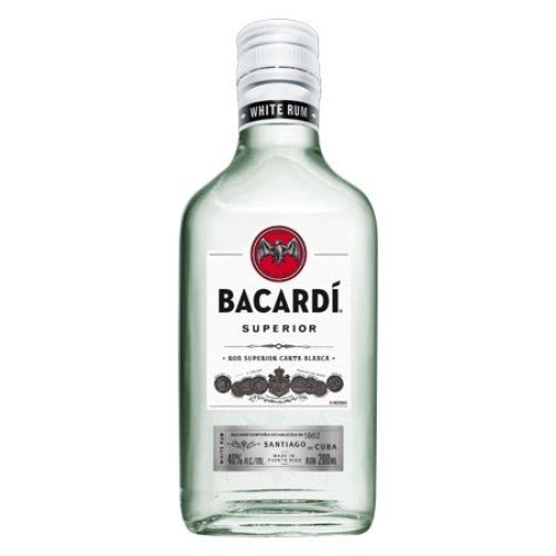 BACARDI SUPERIOR (P R) 80 Proof 200 ml - Wine barrel Plus