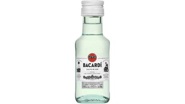 BACARDI SUPERIOR (P R) 80 Proof 100 ml - Wine barrel Plus