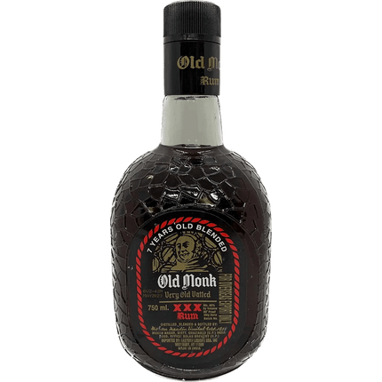 OLD MONK XXX RUM - 7 YR 80 Proof 750 ml - Wine barrel Plus