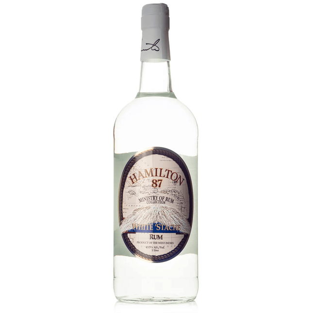 HAMILTON WHITE STACHE 87 Proof 1000 ml - Wine barrel Plus