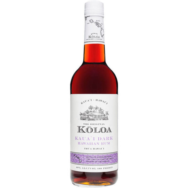 KOLOA KAUAI DARK RUM 80 Proof 750 ml - Wine barrel Plus