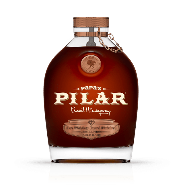 PAPA'S PILAR DARK RUM RYE FINISH 750ML 86 PROOF - Wine barrel Plus