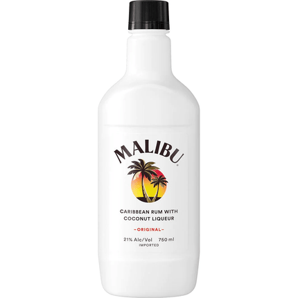 MALIBU COCONUT RUM PL 42 Proof 750 ml - Wine barrel Plus