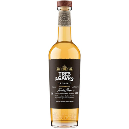 TRES AGAVES ANEJO 80 Proof 750 ml ZERO SUGAR ORGANIC - Wine barrel Plus