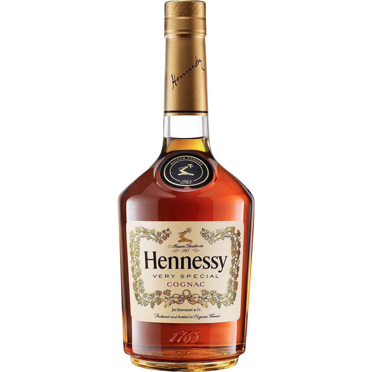 Hennessy V.S Cognac 80 Proof 1000ml - Smooth & Rich Flavor – Wine