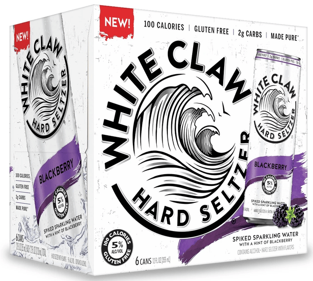 WHITE CLAW BLACKBERRY 6PK 12OZ CAN - Wine barrel Plus