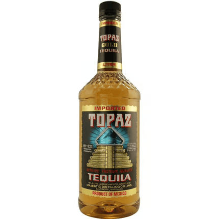 TOPAZ GOLD TEQUILA 80 Proof 1000 ml - Wine barrel Plus