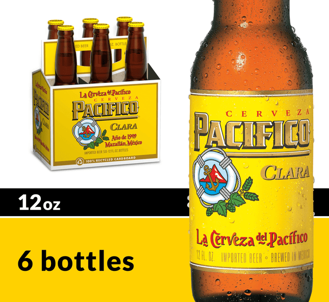 PACIFICO 6PK 12OZ BOTTLE - Wine barrel Plus