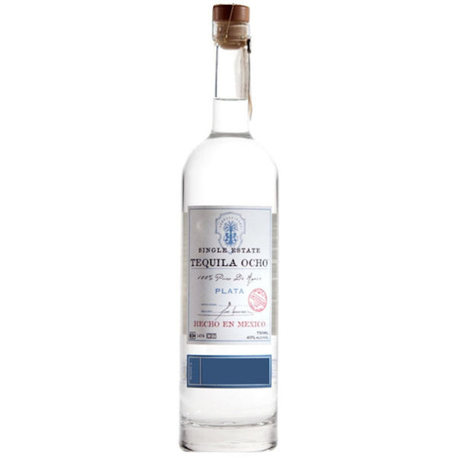 TEQUILA OCHO PLATA 80 Proof 750 ml - Wine barrel Plus