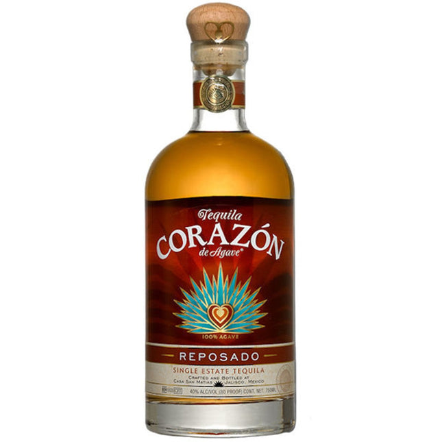 CORAZON DE AGAVE REPOSADO 80 Proof 750 ml - Wine barrel Plus
